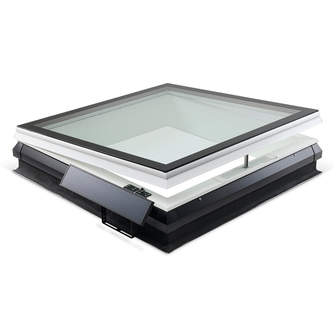 iWindow Platdakraam Opengaand op zonne-energie - Complete Set 75x175 cm - Skylux