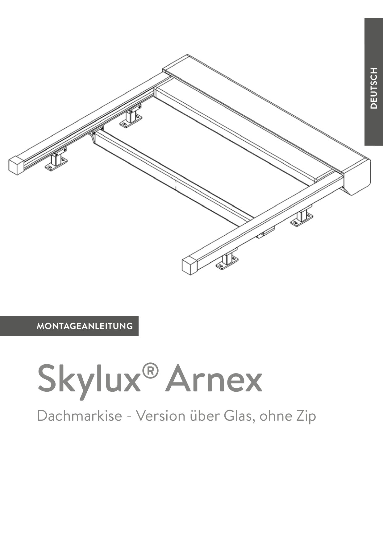 Montagehandleiding Zonwering Veranda