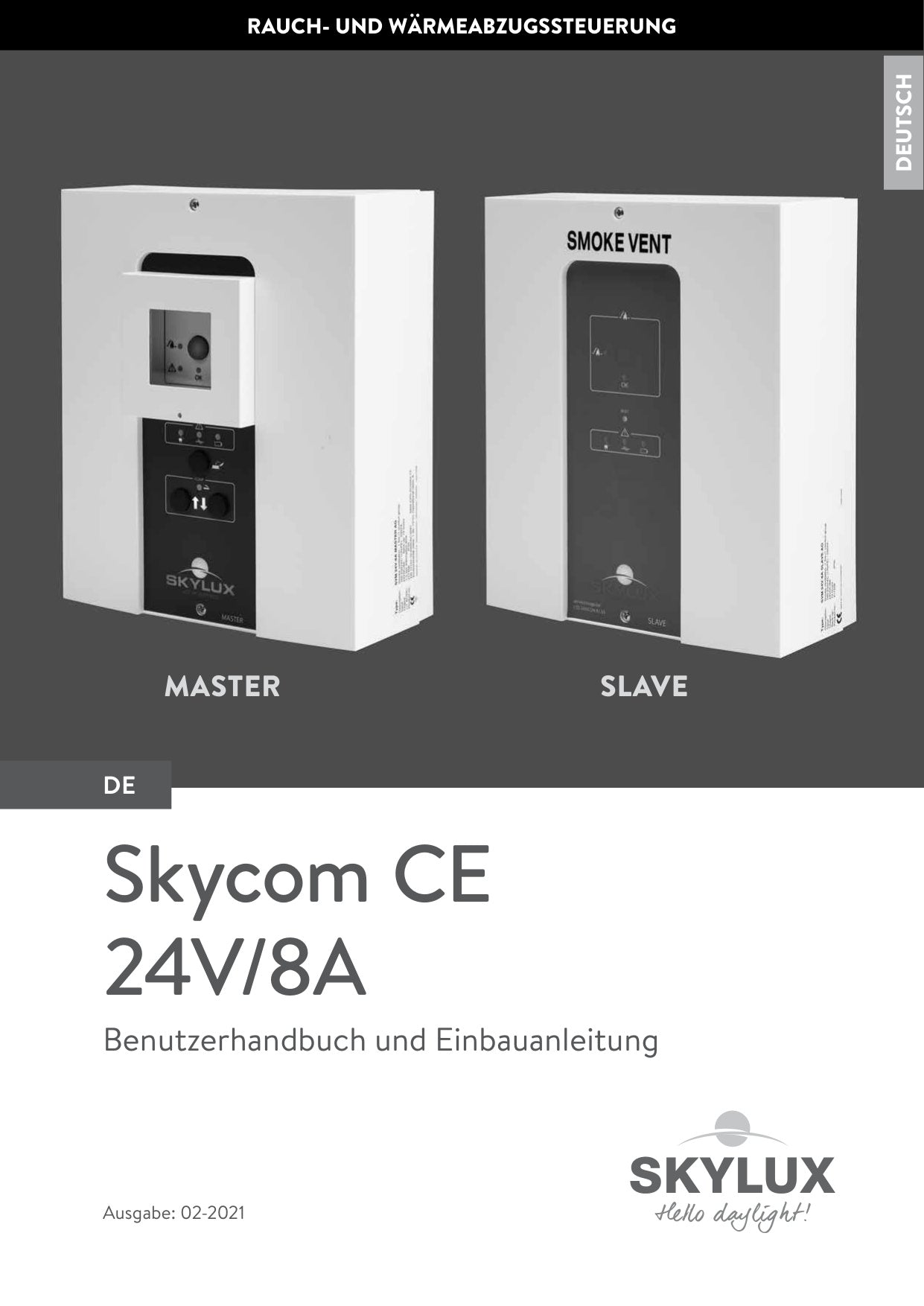 Montagehandleiding Skycom Controle Units