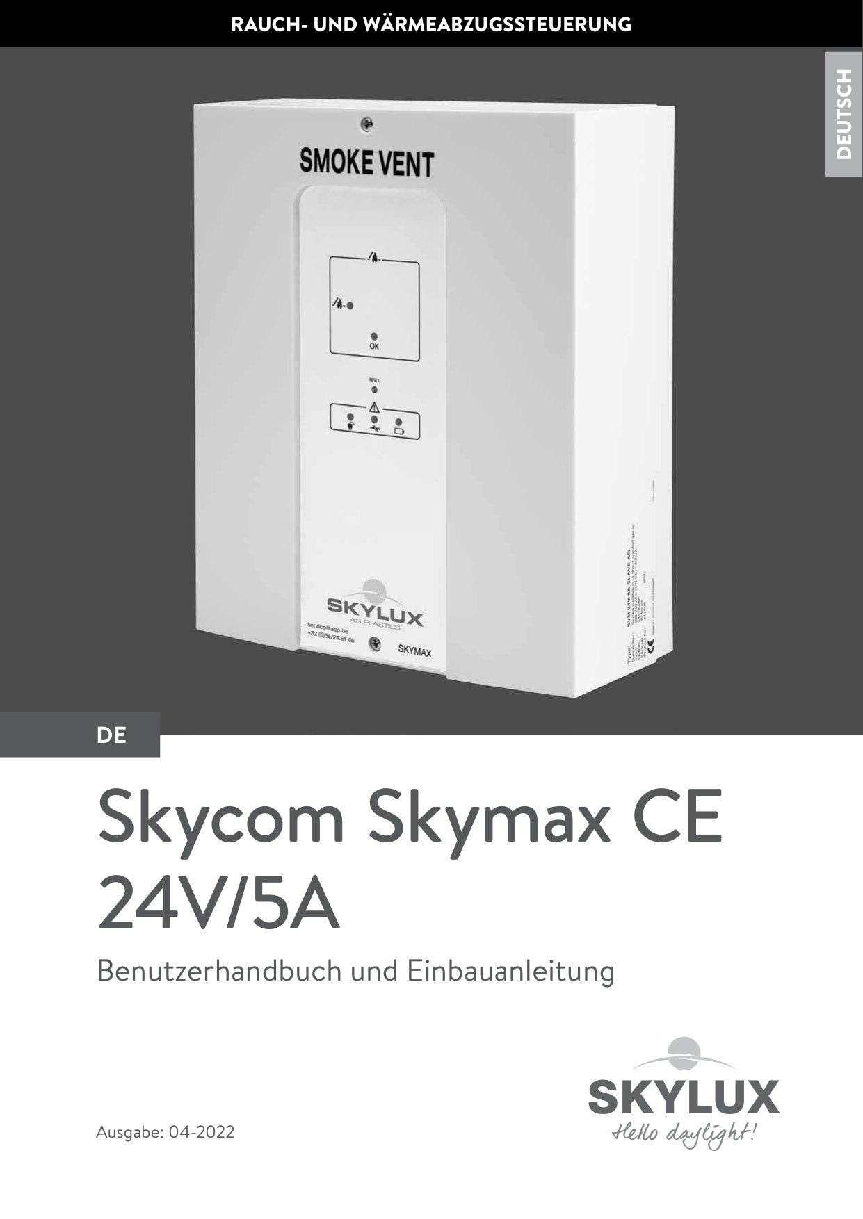 Montagehandleiding Skycom Controle Units - Skylux