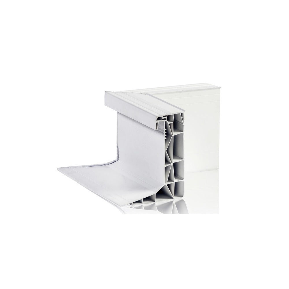 Ukážka oceľového rohu PVC opstand 16/00 - č. art. 23300