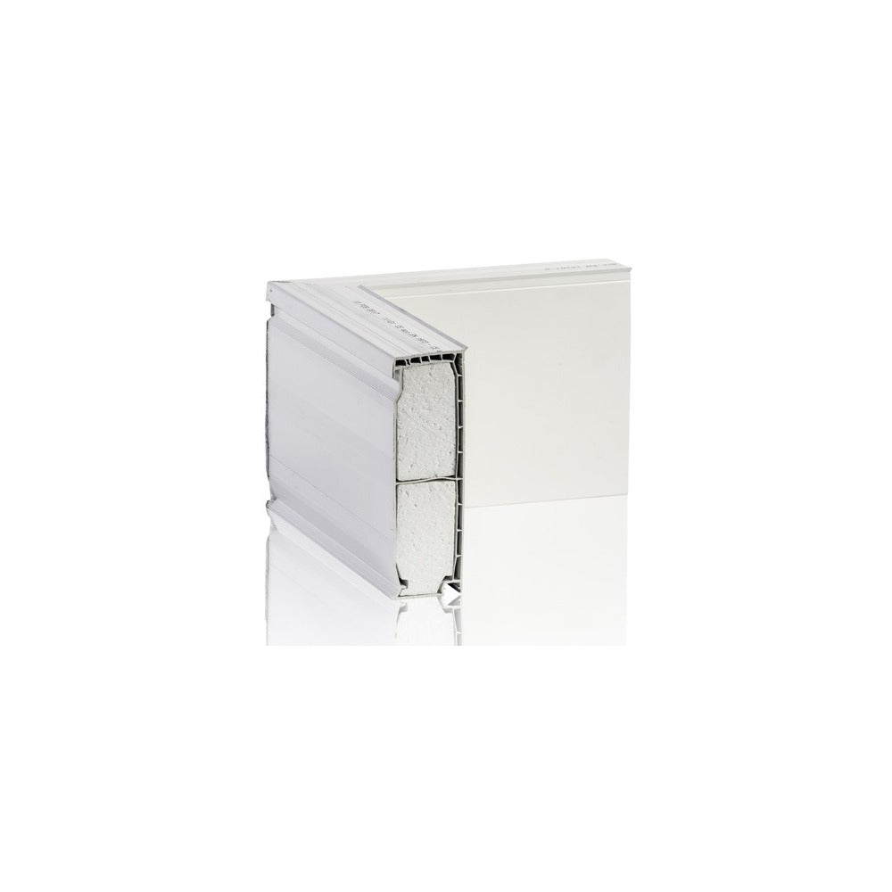 Demo staal hoek pvc-opstand 20/00 zonder flens - art.nr 43349