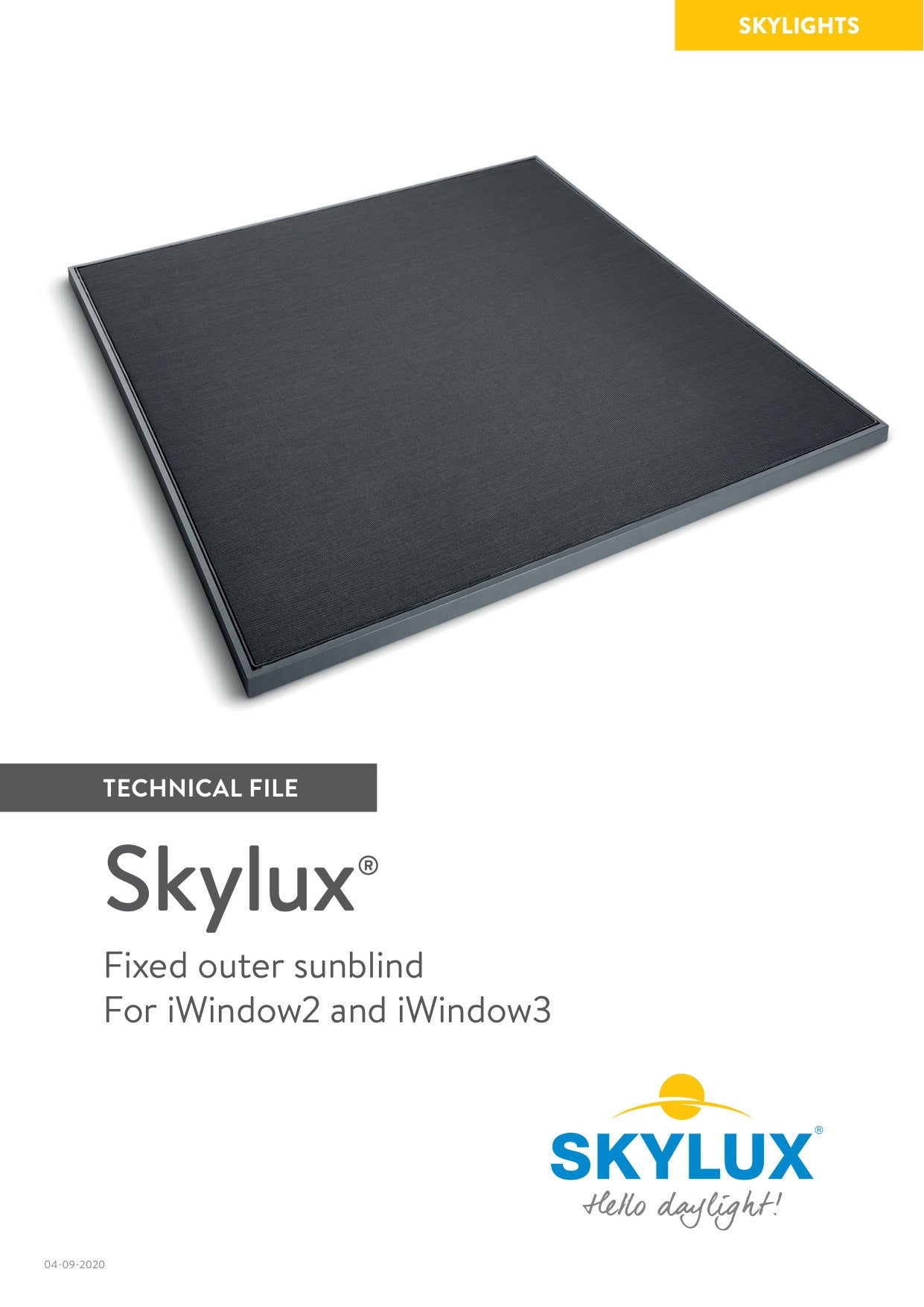 Technisch Dossier Toebehoren - Screens & Accessoires