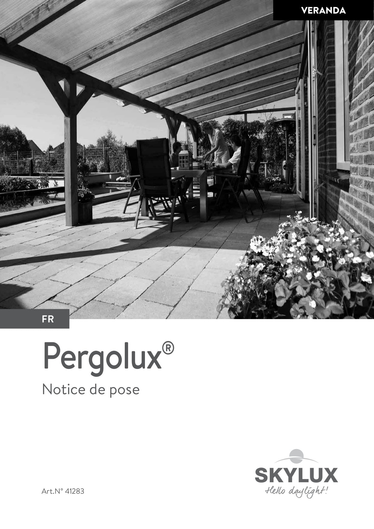 Montážny návod na terasové kryty - Pergolux
