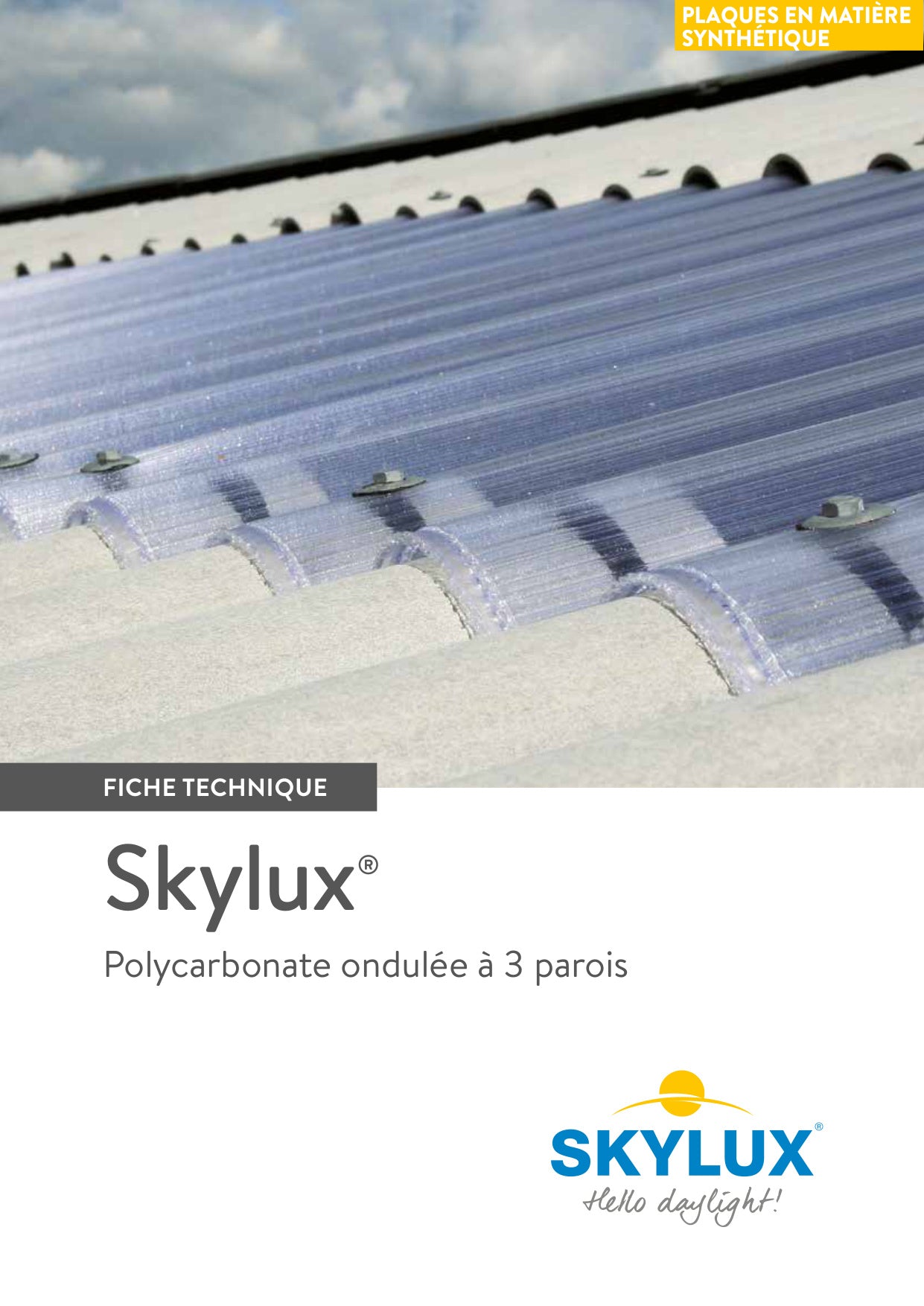 Technisch Dossier Kunststofplaten - Skylux