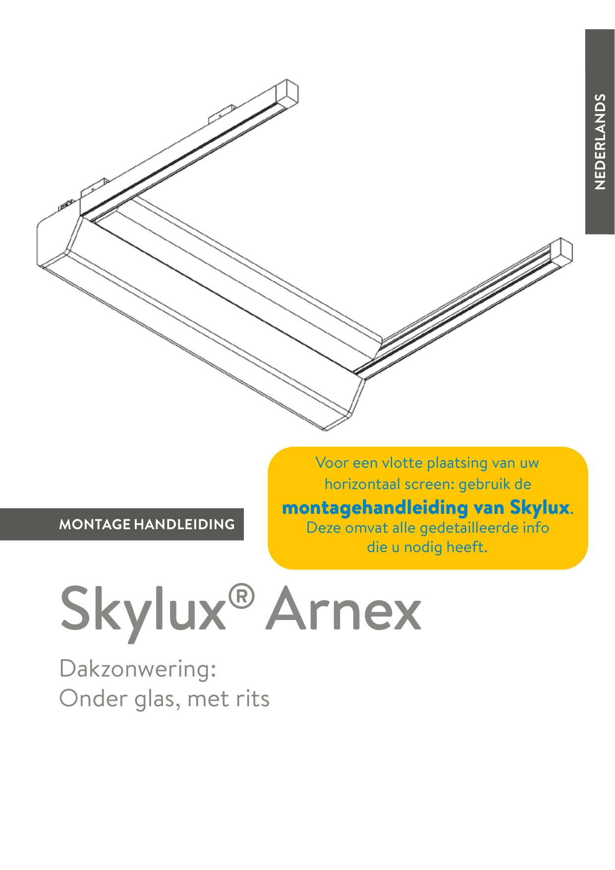 Montagehandleiding Zonwering Veranda - Skylux