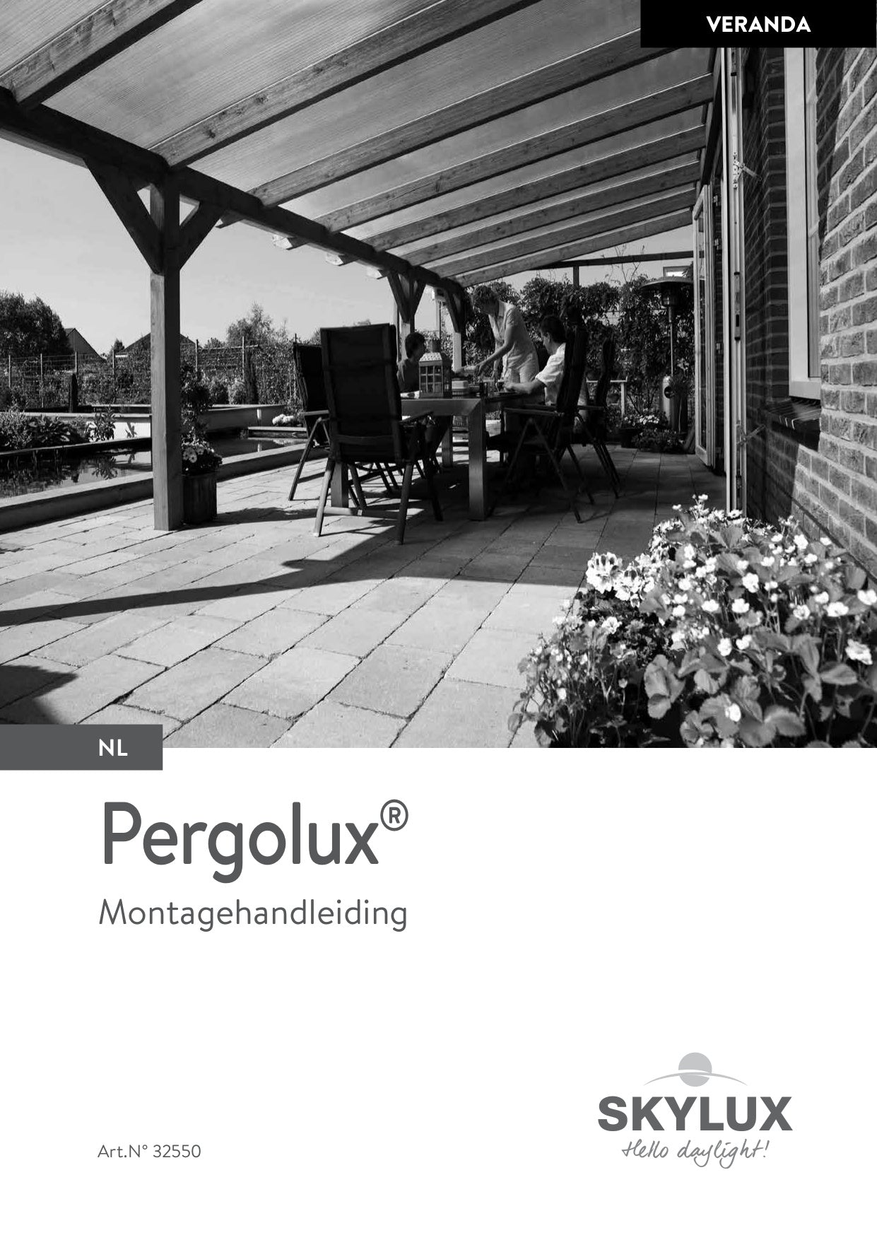Montážny návod na terasové kryty - Pergolux