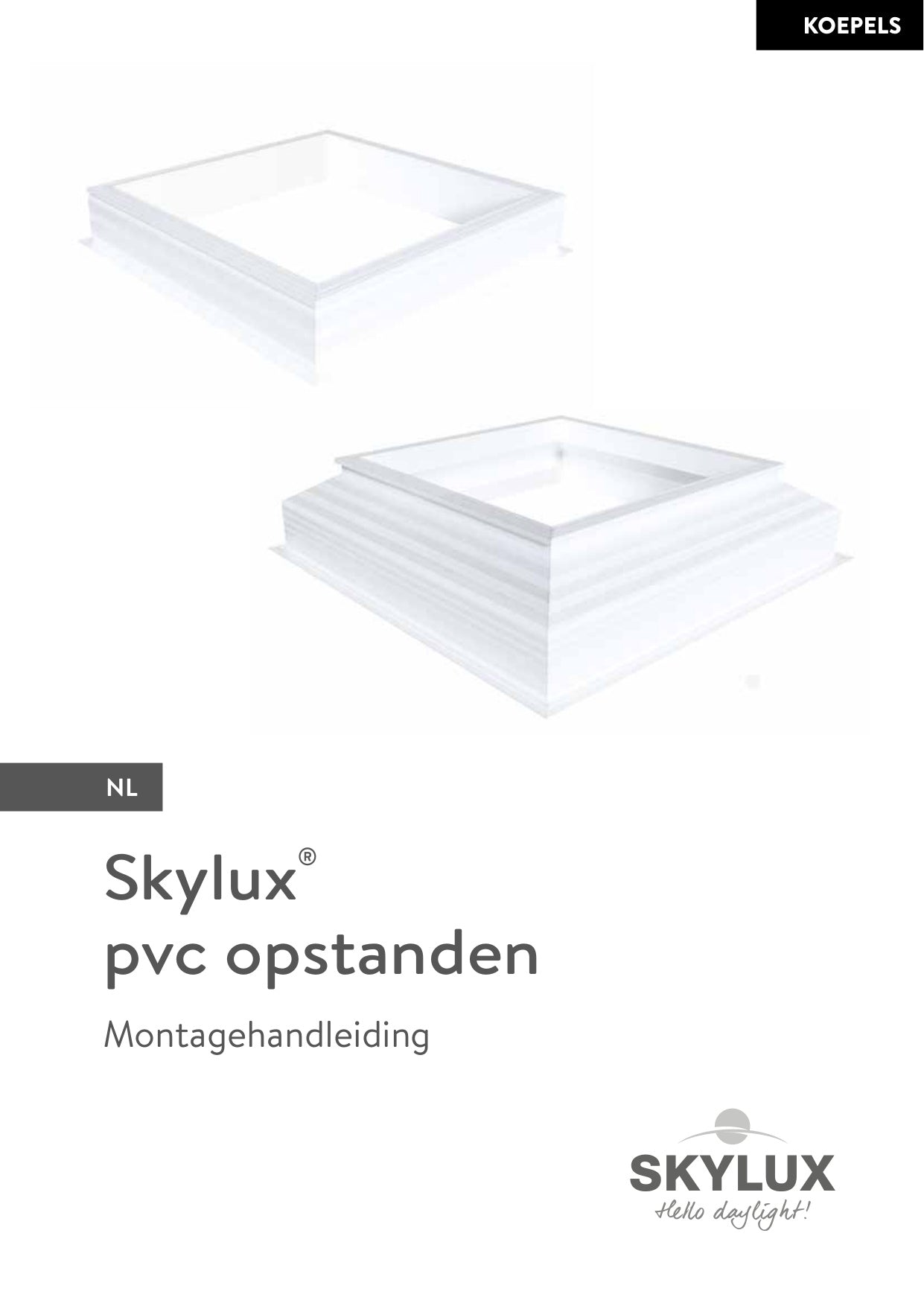 Montagehandleiding Opstanden
