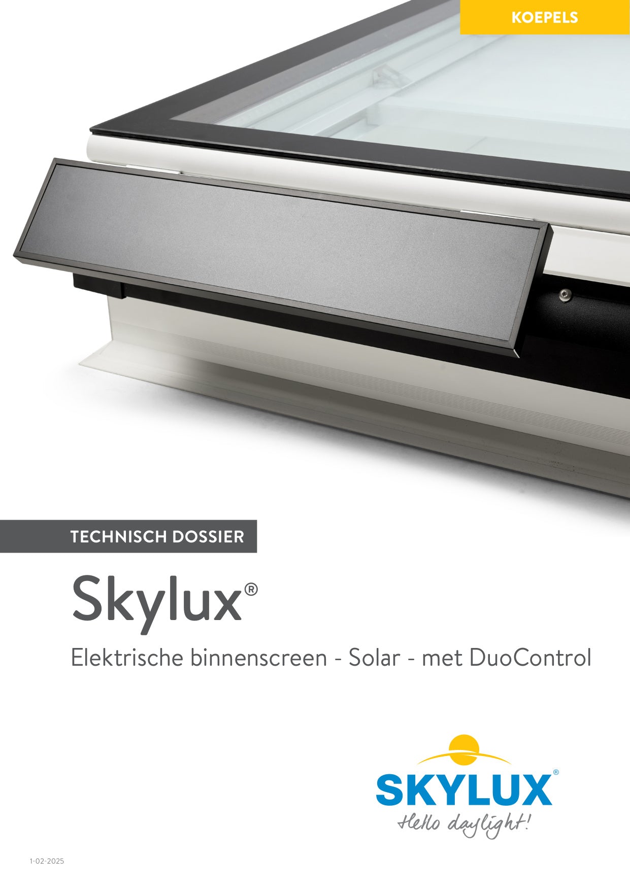 Technisch Dossier Elektrische Binnenzonwering Solar