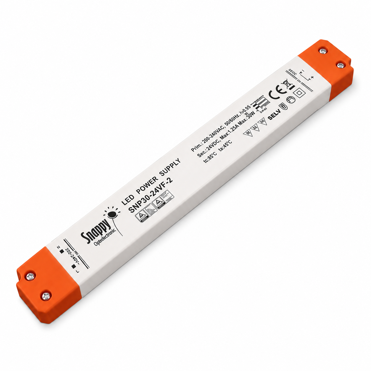 SLIM Led transfo 24V/30W
