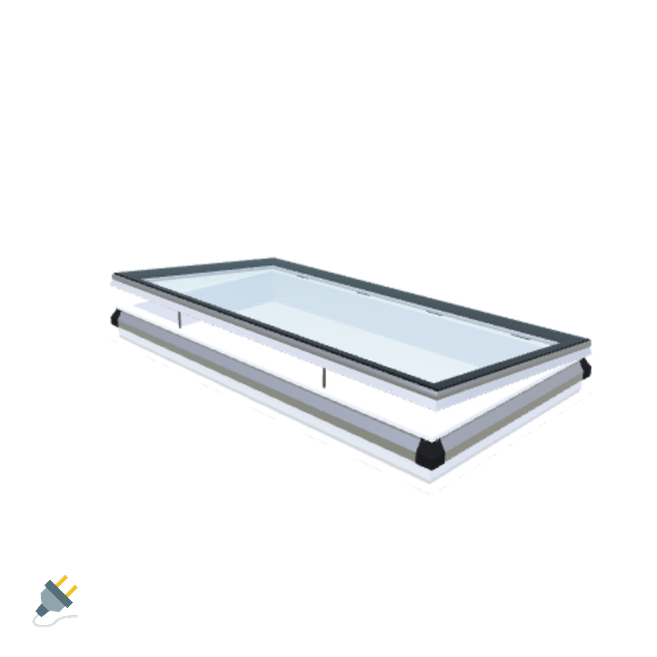 iWindow otvárateľné ploché strešné okno - Kompletná sada 105x225 cm - Skylux