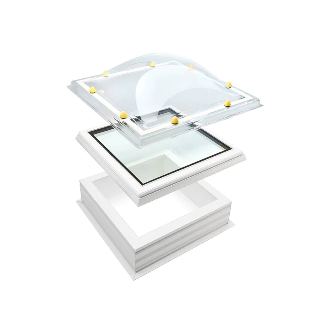 Skylux iDome raam - vaste uitvoering helder 0600 x 1200 mm