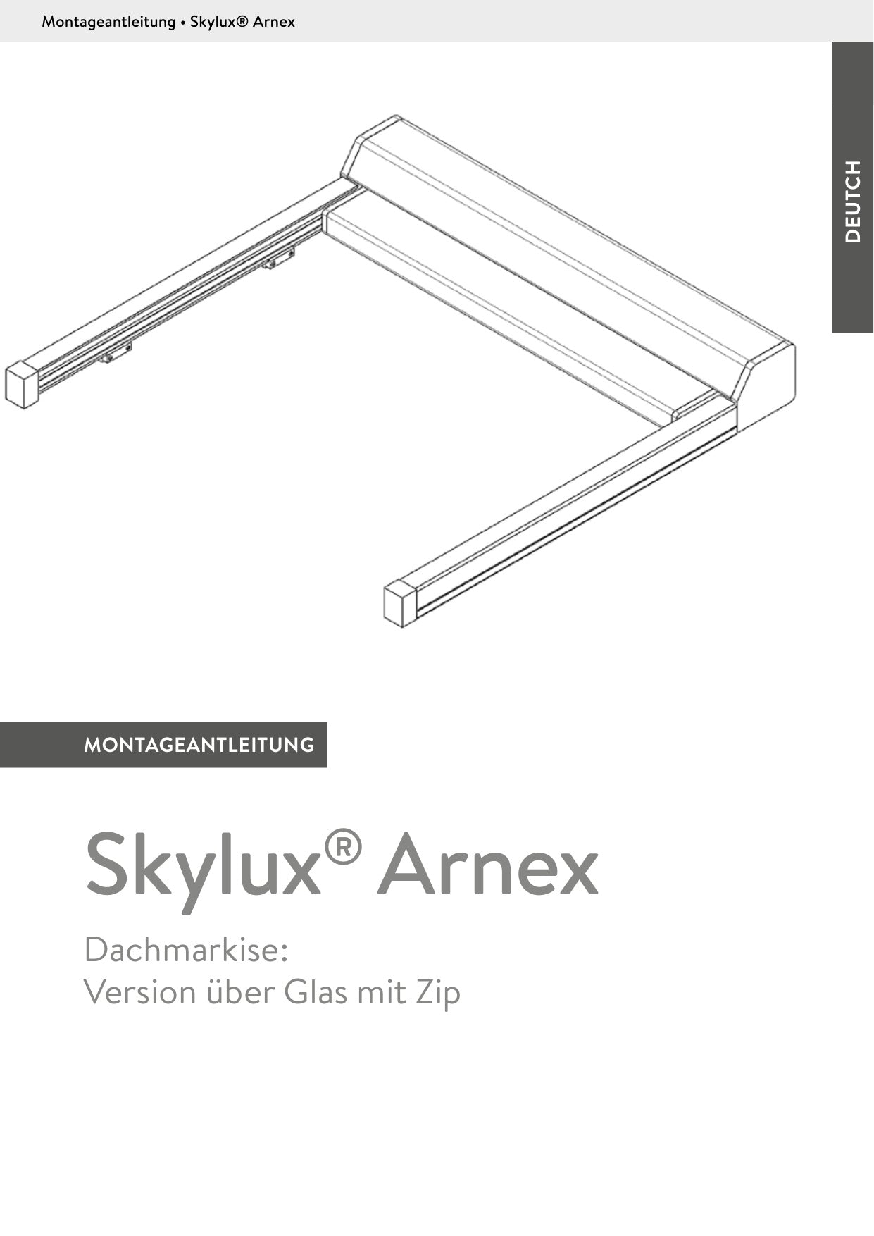 Montagehandleiding Zonwering Veranda - Skylux