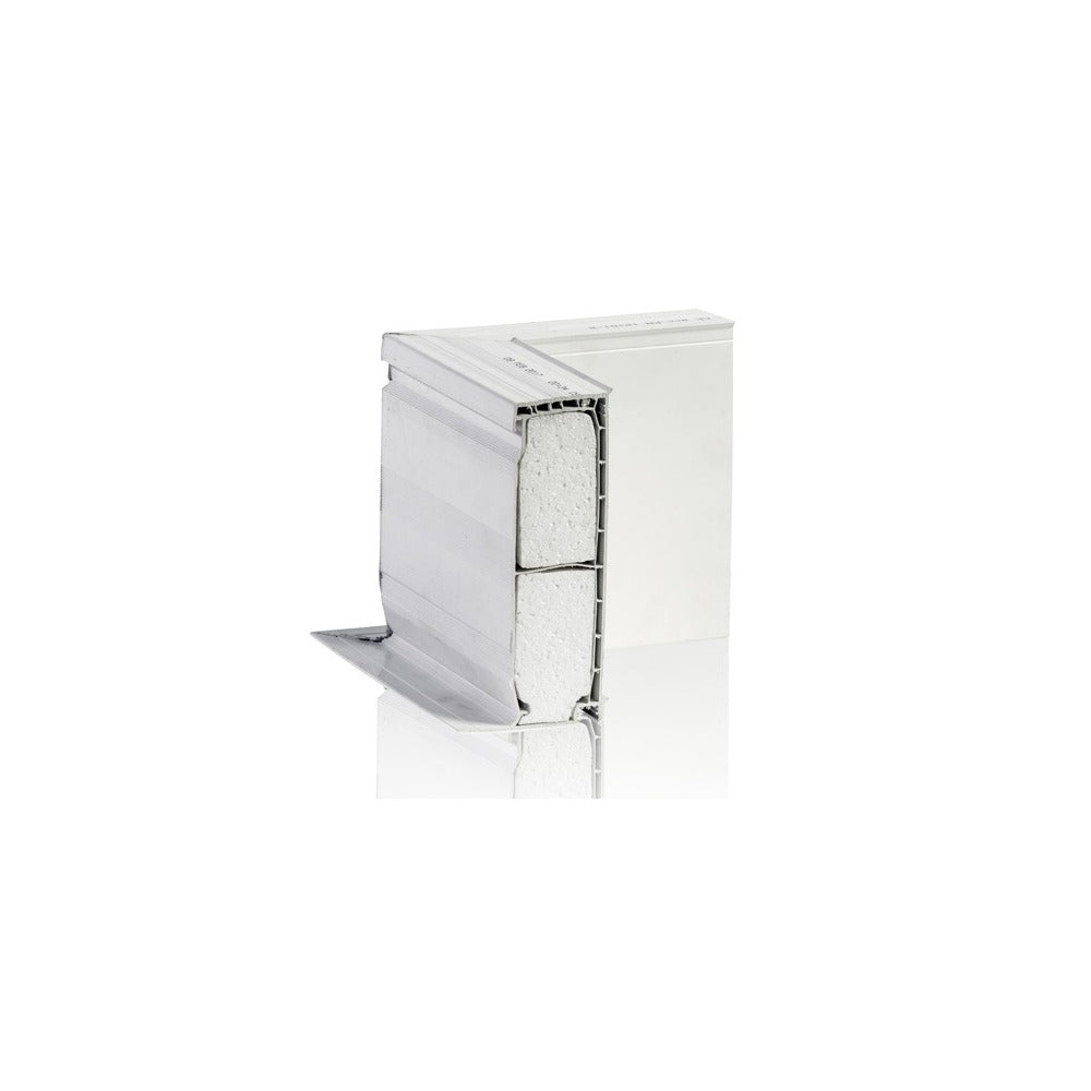 Demo staal hoek pvc-opstand 20/00 met flens - art.nr 43348