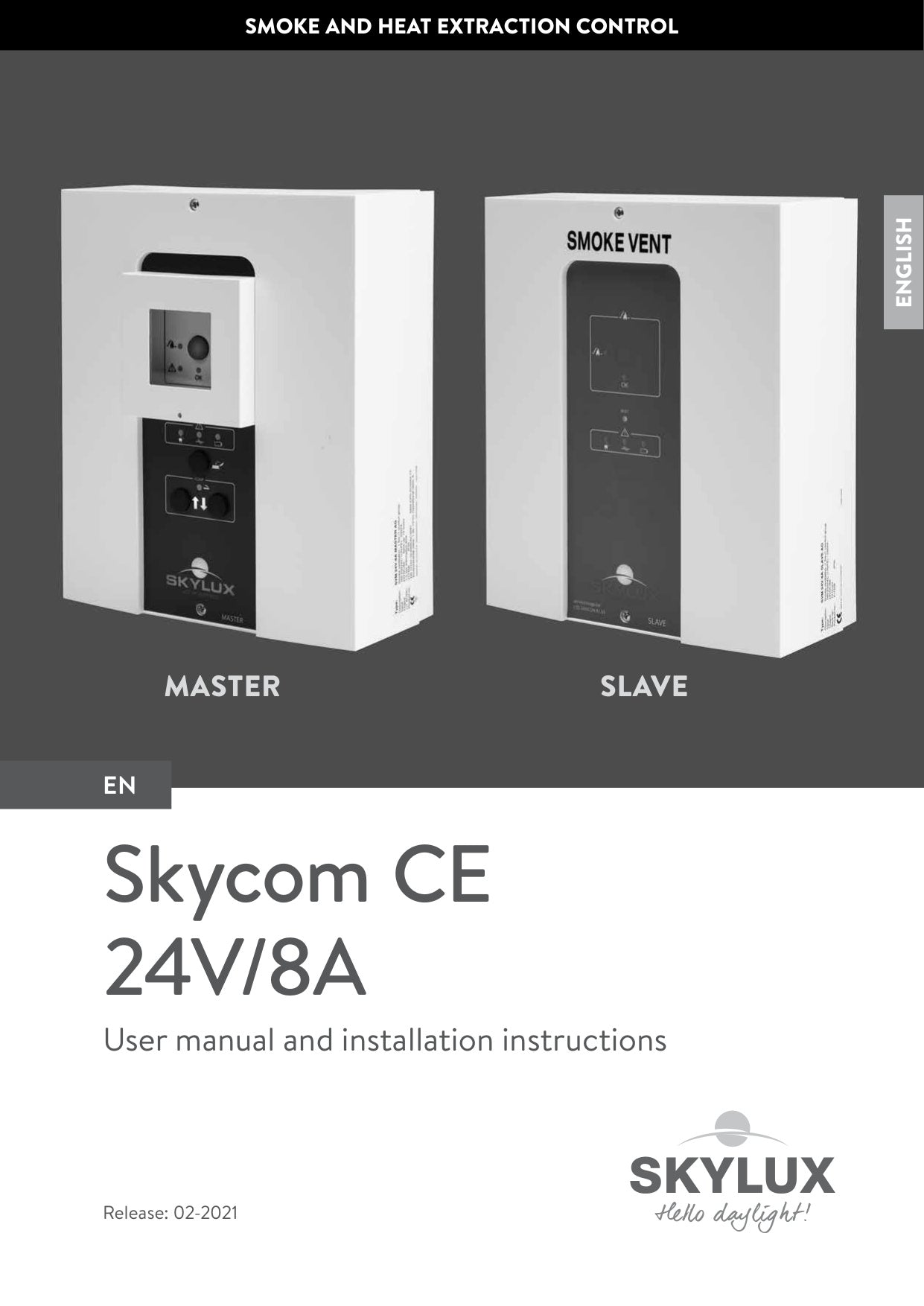 Montagehandleiding Skycom Controle Units