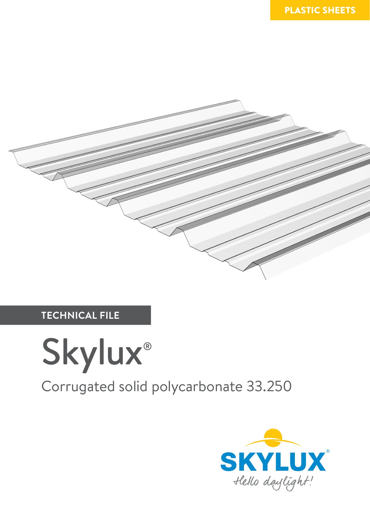 Technisch Dossier Kunststofplaten - Skylux