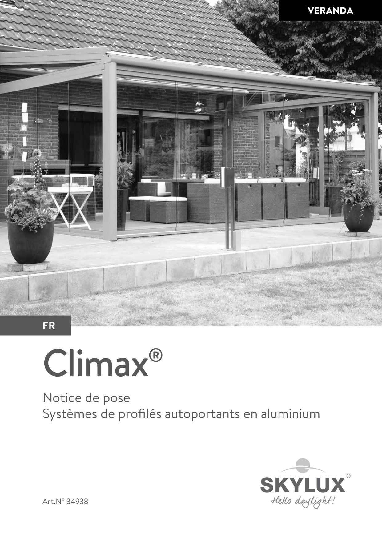 Montážny návod na terasové kryty - Climax