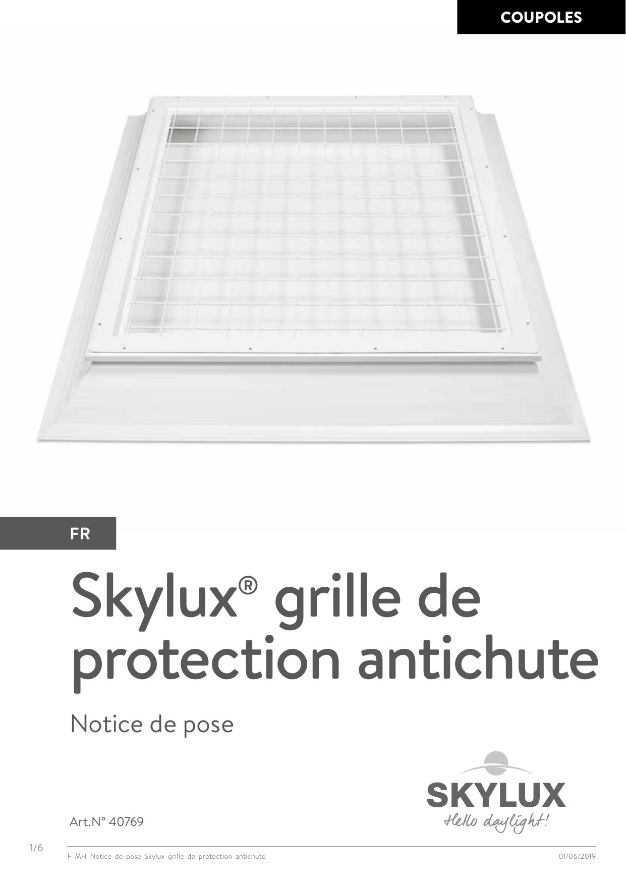Montagehandleiding Toebehoren & Accessoires - Skylux