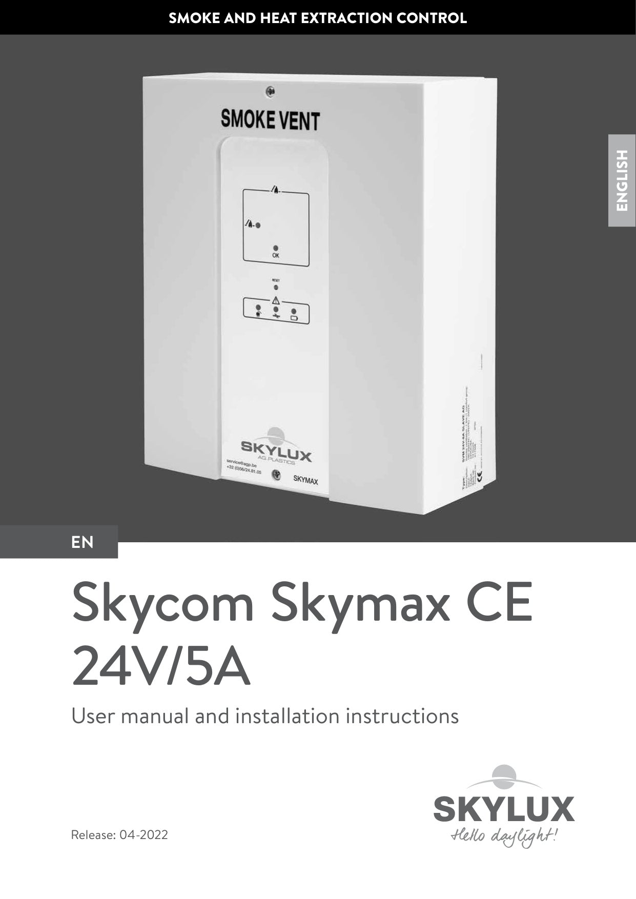 Montagehandleiding Skycom Controle Units - Skylux
