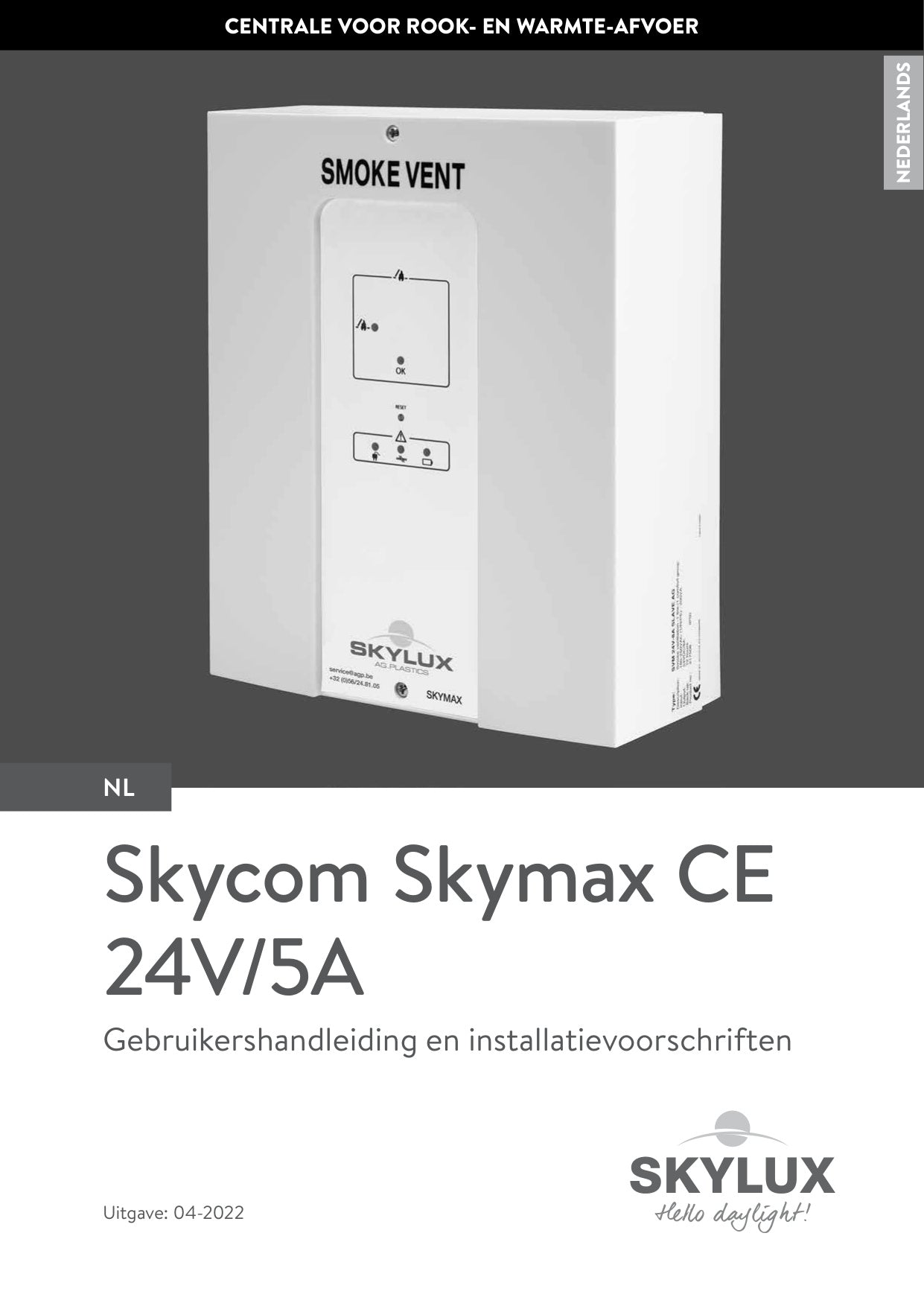 Montagehandleiding Skycom Controle Units - Skylux