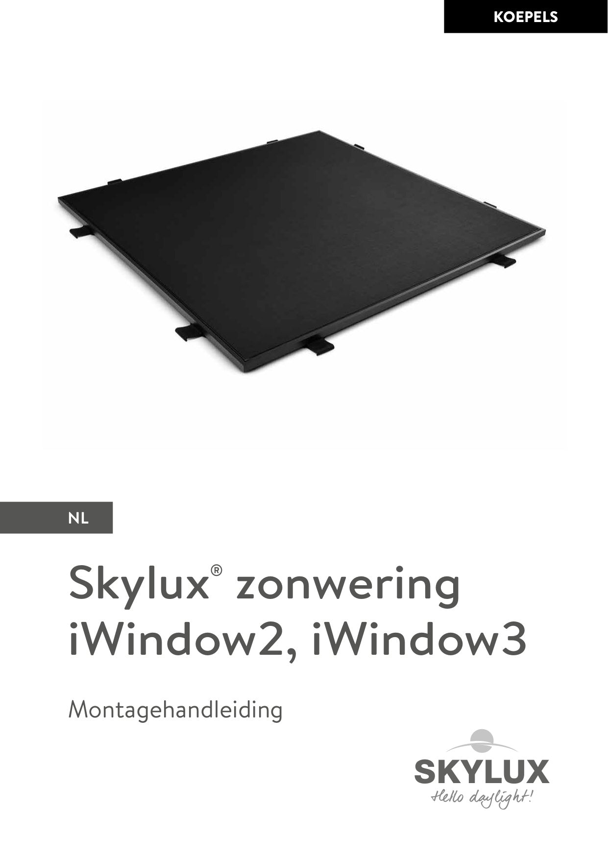 Montagehandleiding Toebehoren & Accessoires - Skylux
