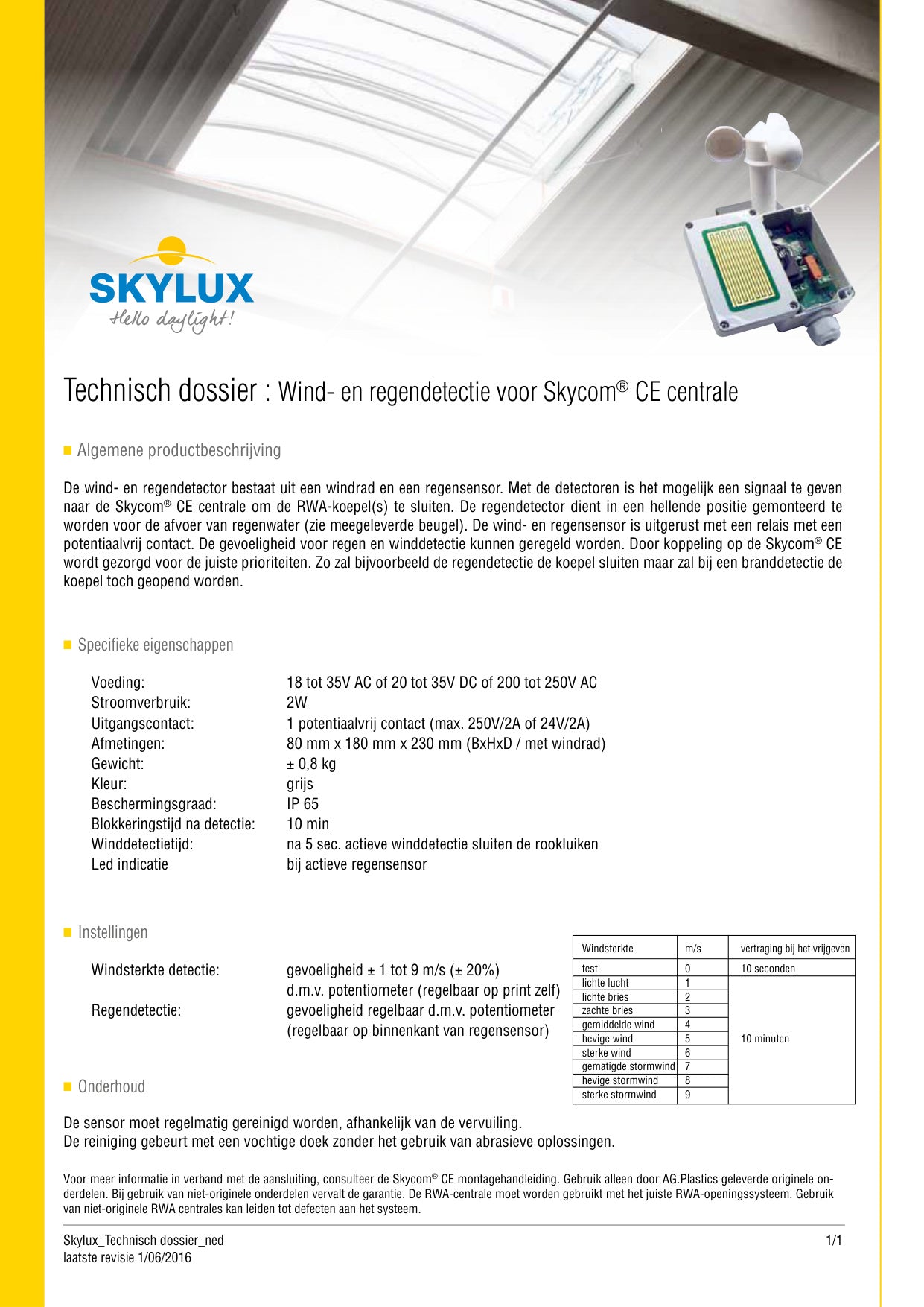 Technisch Dossier Schakelaars, Drukknoppen & Detectoren