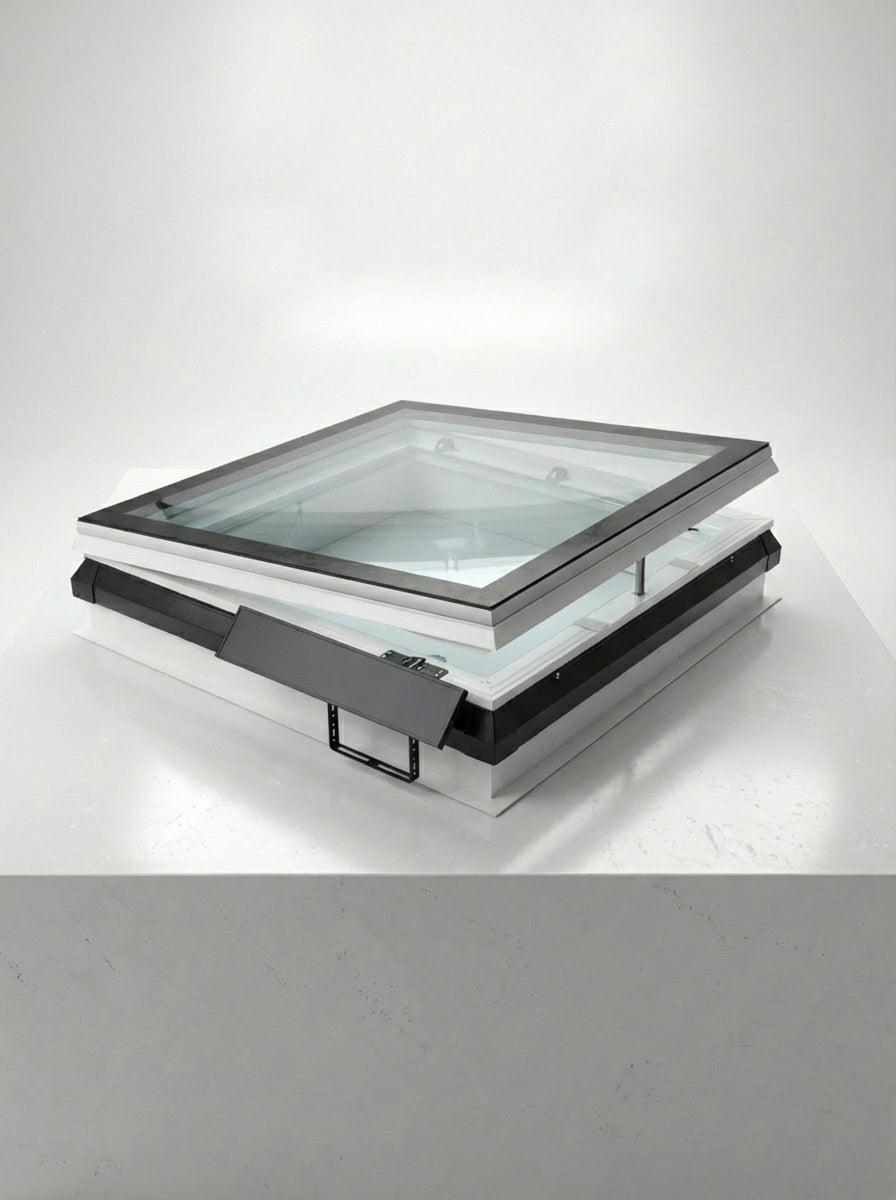 Opengaand platdakraam kopen - Skylux iWindow op solar energie